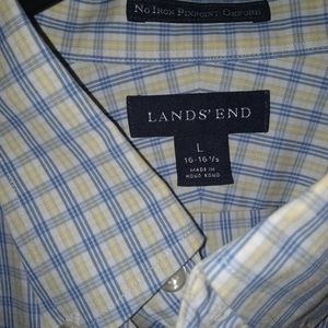 Lands end button down